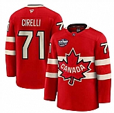 Men's Canada #71 Anthony Cirelli Red 2025 4 Nations Face-Off Premium Stitched Jersey Dzhi,baseball caps,new era cap wholesale,wholesale hats